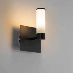QAZQA Badezimmerlampen|Wandleuchten*Moderne Badezimmer Wandleuchte schwarz IP44 - Bath