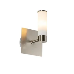 QAZQA Badezimmerlampen|Wandleuchten*Moderne Badezimmer Wandleuchte Stahl IP44 - Bath