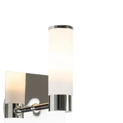 QAZQA Badezimmerlampen|Wandleuchten*Moderne Badezimmer Wandleuchte Chrom IP44 - Bath