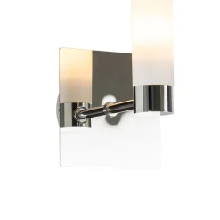 QAZQA Badezimmerlampen|Wandleuchten*Moderne Badezimmer Wandleuchte Chrom IP44 - Bath