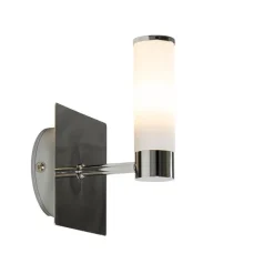 QAZQA Badezimmerlampen|Wandleuchten*Moderne Badezimmer Wandleuchte Chrom IP44 - Bath