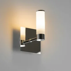 QAZQA Badezimmerlampen|Wandleuchten*Moderne Badezimmer Wandleuchte Chrom IP44 - Bath