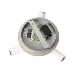 QAZQA Badezimmerlampen|Deckenleuchten Außen*Moderne Badezimmer-Deckenleuchte Chrom 3-flammig IP44 - Bath