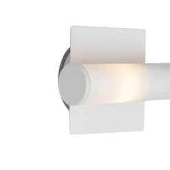 QAZQA Badezimmerlampen|Wandleuchten*Moderne Badezimmer-Wandleuchte weiß IP44 2-flammig - Bath