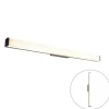 QAZQA Badezimmerlampen|Led-Wandleuchten*Moderne Badezimmer-Wandleuchte schwarz 92 cm IP44 - Cascada