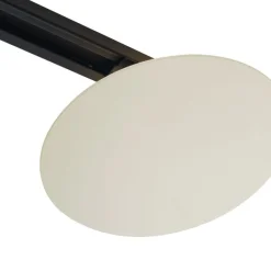 QAZQA Deckenstrahler|Aufbaustrahler*Moderne beige Deckenleuchte für Schienensystem 1-phasig 2-Lichter - Iconic Pulley