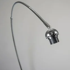 QAZQA Esszimmerlampen|Wohnzimmerlampen*Moderne Bogenlampe chrom verstellbar ohne Schirm