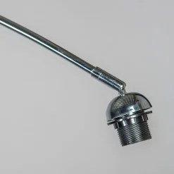 QAZQA Esszimmerlampen|Wohnzimmerlampen*Moderne Bogenlampe chrom verstellbar ohne Schirm