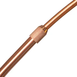 QAZQA Esszimmerlampen|Wohnzimmerlampen*Moderne Bogenlampe Kupfer mit weißem Schirm - Arc Basic