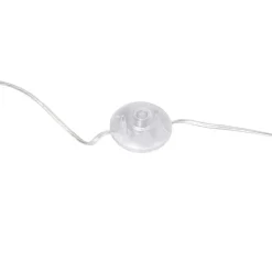 QAZQA Schlafzimmerlampen|Esszimmerlampen*Moderne Bogenlampe Messing mit weißem Schirm - Arc Basic