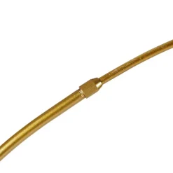 QAZQA Schlafzimmerlampen|Esszimmerlampen*Moderne Bogenlampe Messing mit weißem Schirm - Arc Basic