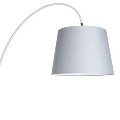 QAZQA Schlafzimmerlampen|Küchenlampen*Moderne Bogenlampe mit grauem Schirm - Bend