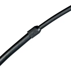 QAZQA Bogenlampen|Stehlampen*Moderne Bogenlampe schwarz mit schwarzem Stoffschirm - Arc Basic