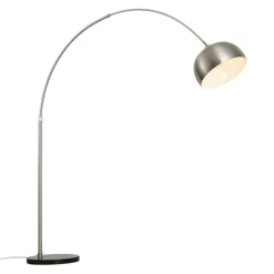 QAZQA Wohnzimmerlampen|Stehlampen*Moderne Bogenlampe Stahl verstellbar - Grande