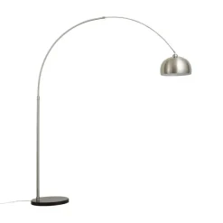 QAZQA Wohnzimmerlampen|Stehlampen*Moderne Bogenlampe Stahl verstellbar - Grande