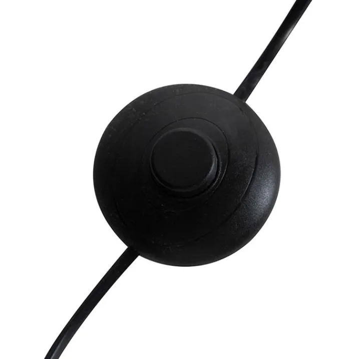 QAZQA Schlafzimmerlampen|Küchenlampen*Moderne Bogenleuchte schwarz mit Marmorsockel - XXL