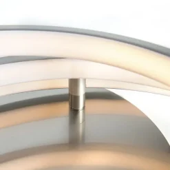 QAZQA Schlafzimmerlampen|Küchenlampen*Moderne Deckenleuchte aus Stahl inkl. LED und Dimmer - Rondas