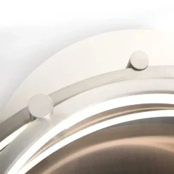 QAZQA Schlafzimmerlampen|Küchenlampen*Moderne Deckenleuchte aus Stahl inkl. LED und Dimmer - Rondas