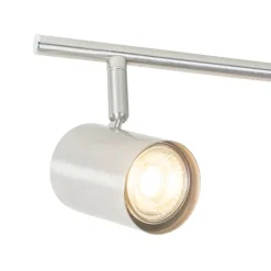 QAZQA Deckenstrahler|Aufbaustrahler*Moderne Deckenleuchte aus Stahl 3-flammig verstellbar - Jeana