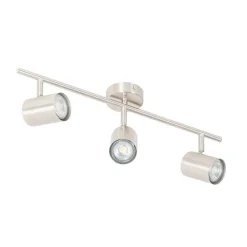 QAZQA Deckenstrahler|Aufbaustrahler*Moderne Deckenleuchte aus Stahl 3-flammig verstellbar - Jeana