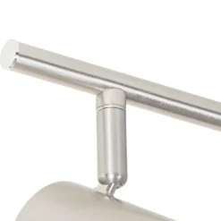 QAZQA Deckenstrahler|Aufbaustrahler*Moderne Deckenleuchte aus Stahl 3-flammig verstellbar - Jeana