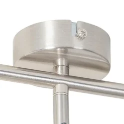 QAZQA Deckenstrahler|Aufbaustrahler*Moderne Deckenleuchte aus Stahl 3-flammig verstellbar - Jeana