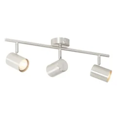 QAZQA Deckenstrahler|Aufbaustrahler*Moderne Deckenleuchte aus Stahl 3-flammig verstellbar - Jeana