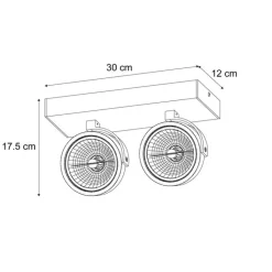 QAZQA Aufbaustrahler|Deckenstrahler*Moderne Deckenleuchte Beige G9 rund schwenk- und neigbar 2-flammig - Go