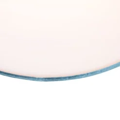 QAZQA Deckenleuchten|Wohnzimmerlampen*Moderne Deckenleuchte blau 40 cm - Drum