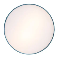 QAZQA Deckenleuchten|Wohnzimmerlampen*Moderne Deckenleuchte blau 40 cm - Drum