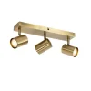 QAZQA Deckenstrahler|Aufbaustrahler*Moderne Deckenleuchte Bronze 3-flammig verstellbar rechteckig - Jeana