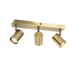 QAZQA Deckenstrahler|Aufbaustrahler*Moderne Deckenleuchte Bronze 3-flammig verstellbar rechteckig - Jeana