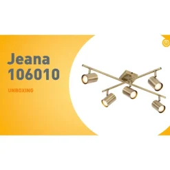 QAZQA Schlafzimmerlampen|Küchenlampen*Moderne Deckenleuchte Bronze 5-flammig verstellbar rechteckig - Jeana