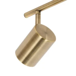 QAZQA Schlafzimmerlampen|Küchenlampen*Moderne Deckenleuchte Bronze 5-flammig verstellbar rechteckig - Jeana