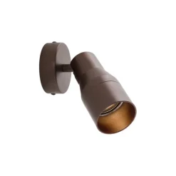 QAZQA Deckenstrahler|Aufbaustrahler*Moderne Deckenleuchte Dunkelbronze GU10 50mm rund - Stanley