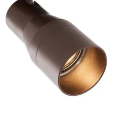 QAZQA Deckenstrahler|Aufbaustrahler*Moderne Deckenleuchte Dunkelbronze GU10 50mm rund - Stanley