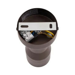 QAZQA Deckenstrahler|Aufbaustrahler*Moderne Deckenleuchte Dunkelbronze GU10 50mm rund - Stanley