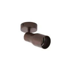 QAZQA Deckenstrahler|Aufbaustrahler*Moderne Deckenleuchte Dunkelbronze GU10 50mm rund - Stanley