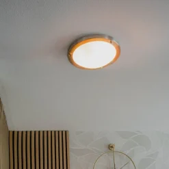 QAZQA Gartenbeleuchtung|Badezimmerlampen*Moderne Deckenleuchte gold 31 cm IP44 - Yuma