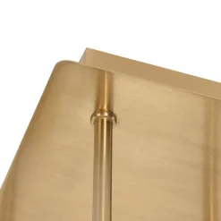 QAZQA Deckenleuchten|Wohnzimmerlampen*Moderne Deckenleuchte Gold 5-Licht mit Rauchglas - Athen