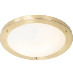QAZQA Gartenbeleuchtung|Badezimmerlampen*Moderne Deckenleuchte Gold 41 cm IP44 - Yuma
