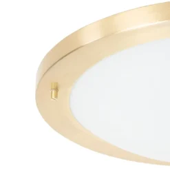 QAZQA Gartenbeleuchtung|Badezimmerlampen*Moderne Deckenleuchte Gold 41 cm IP44 - Yuma