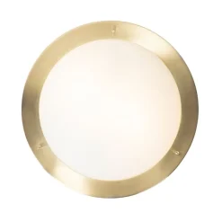 QAZQA Gartenbeleuchtung|Badezimmerlampen*Moderne Deckenleuchte Gold 41 cm IP44 - Yuma