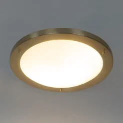 QAZQA Gartenbeleuchtung|Badezimmerlampen*Moderne Deckenleuchte Gold 41 cm IP44 - Yuma