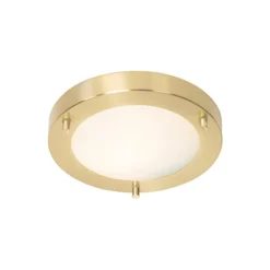 QAZQA Gartenbeleuchtung|Badezimmerlampen*Moderne Deckenleuchte Gold 18 cm IP44 - Yuma