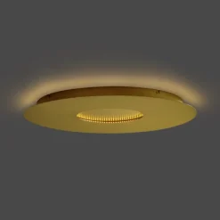 QAZQA Led-Deckenleuchten|Deckenleuchten*Moderne Deckenleuchte Gold 60cm inkl. LED 3-Stufen Dimmbar - Morning