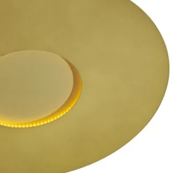 QAZQA Led-Deckenleuchten|Deckenleuchten*Moderne Deckenleuchte Gold 60cm inkl. LED 3-Stufen Dimmbar - Morning