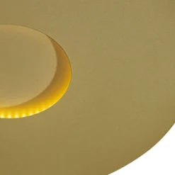 QAZQA Led-Deckenleuchten|Deckenleuchten*Moderne Deckenleuchte Gold 40cm inkl. LED 3-Stufen-Dimmbar - Morning