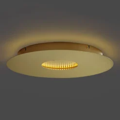 QAZQA Led-Deckenleuchten|Deckenleuchten*Moderne Deckenleuchte Gold 40cm inkl. LED 3-Stufen-Dimmbar - Morning