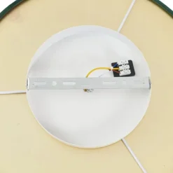 QAZQA Led-Deckenleuchten|Deckenleuchten*Moderne Deckenleuchte Grün Samt inkl. LED 3-Stufen-Dimmbar - Bredow